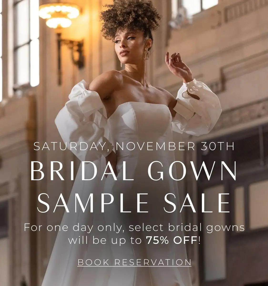 Bridal Sample Sale at Town & Country Bridal